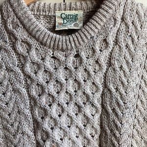 Carraig Donn 100% pure new wool sweater
